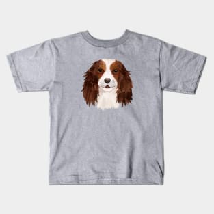 English Springer Spaniel Watercolor Delight - Original Artwork Kids T-Shirt